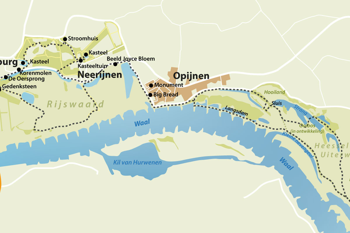 Heesseltsche Uiterwaarden en Landgoed Neerijnen (17 km)