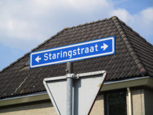 In Gendringen herinnert ons een straatnaam eraan dat Staring hier is geboren.