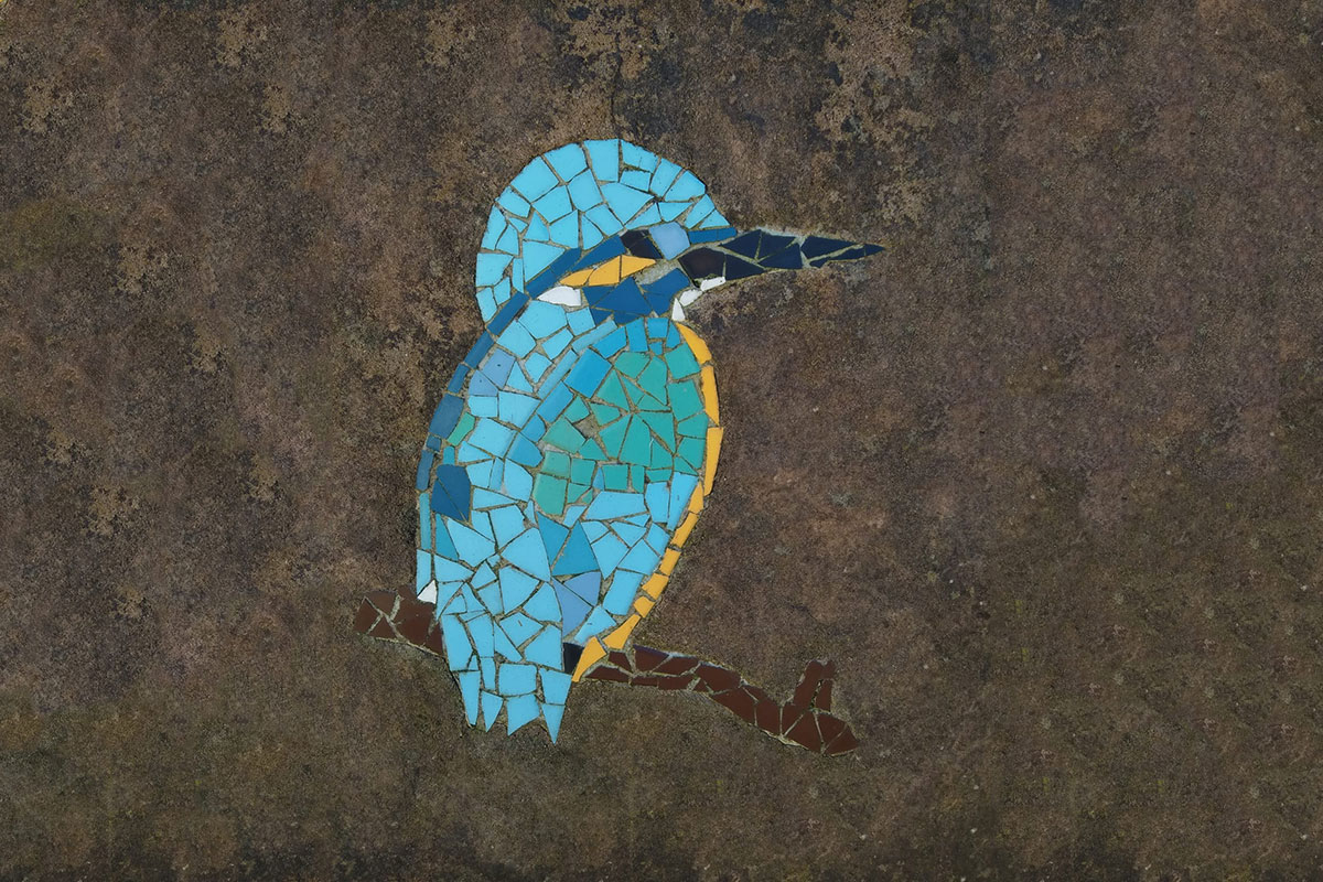 IJsvogel mozaiek