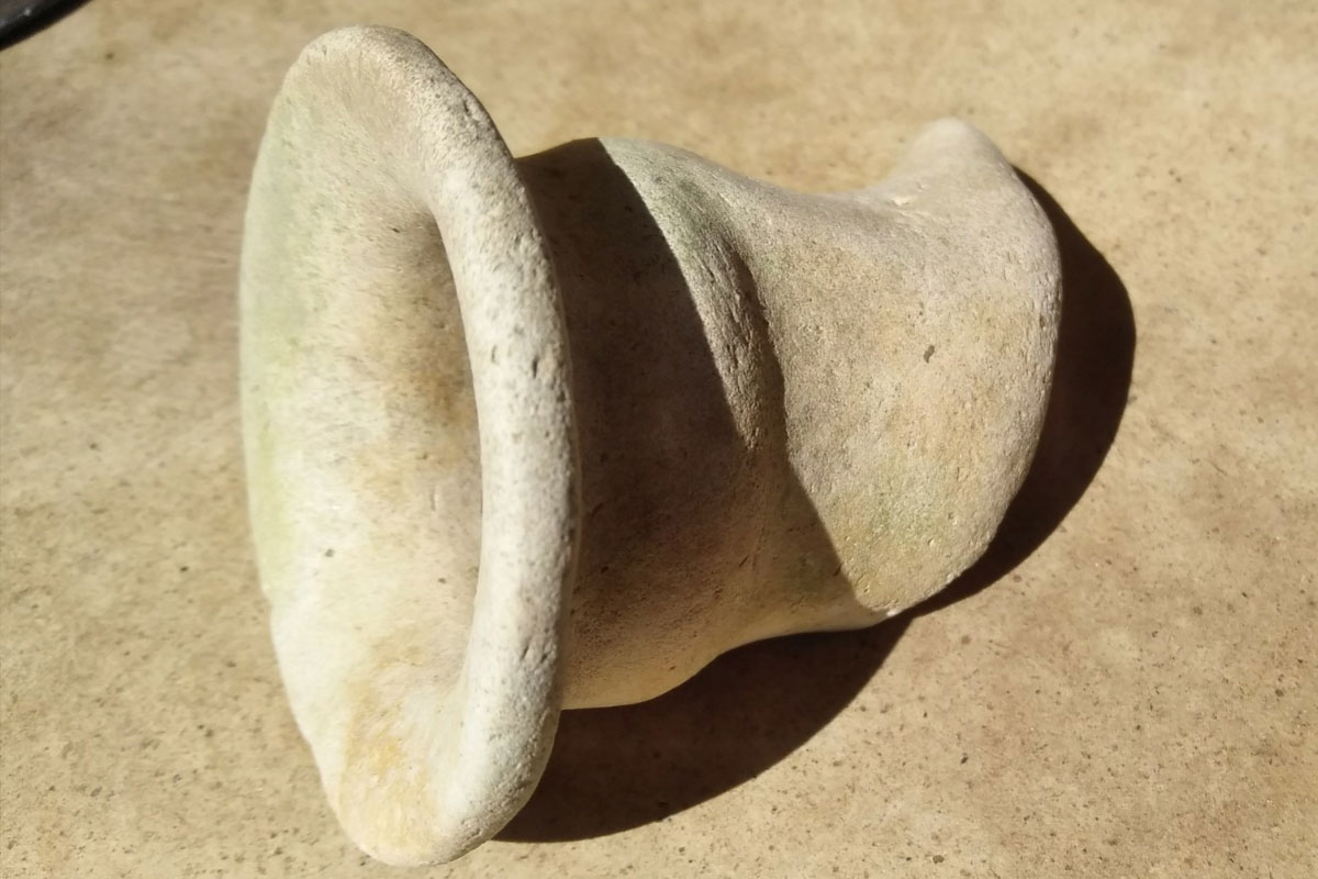 Bovenkant van een pot