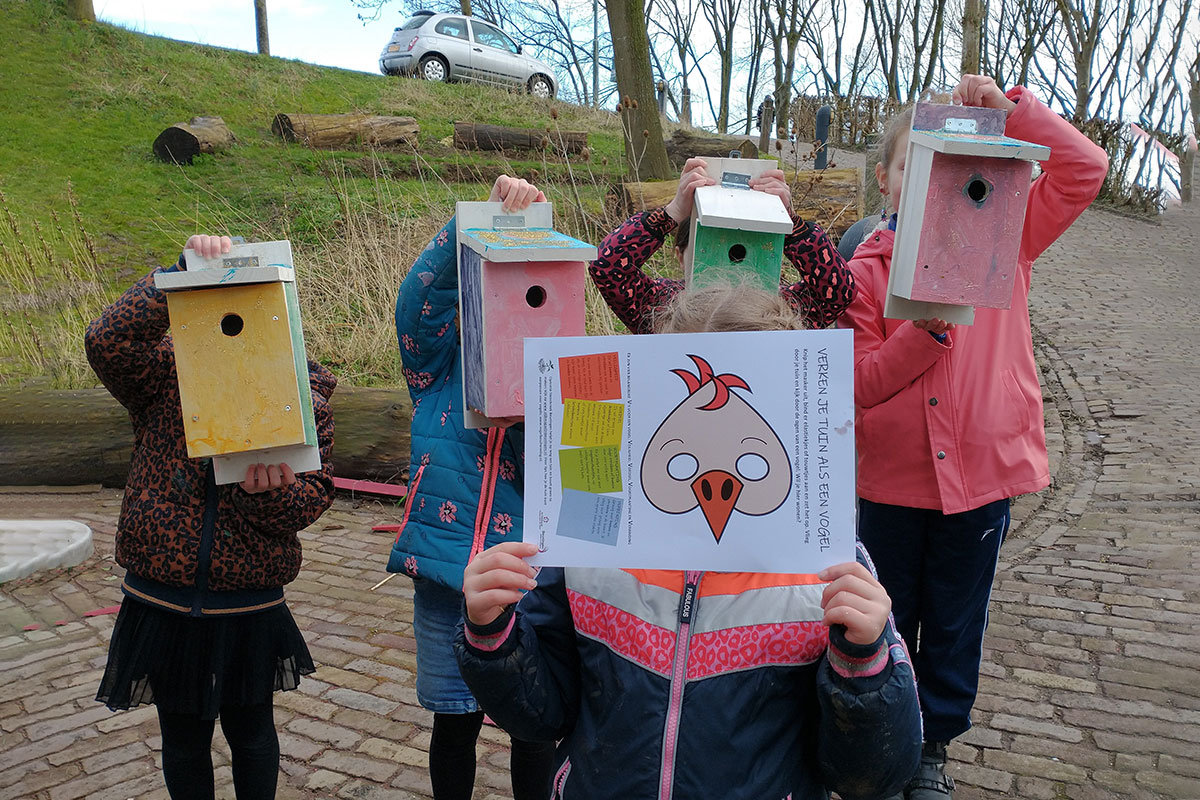 Waalwoemi: Vogelnestkastje Timmeren