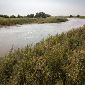 Water Stroomt Naar Binnen Via De Laagte
