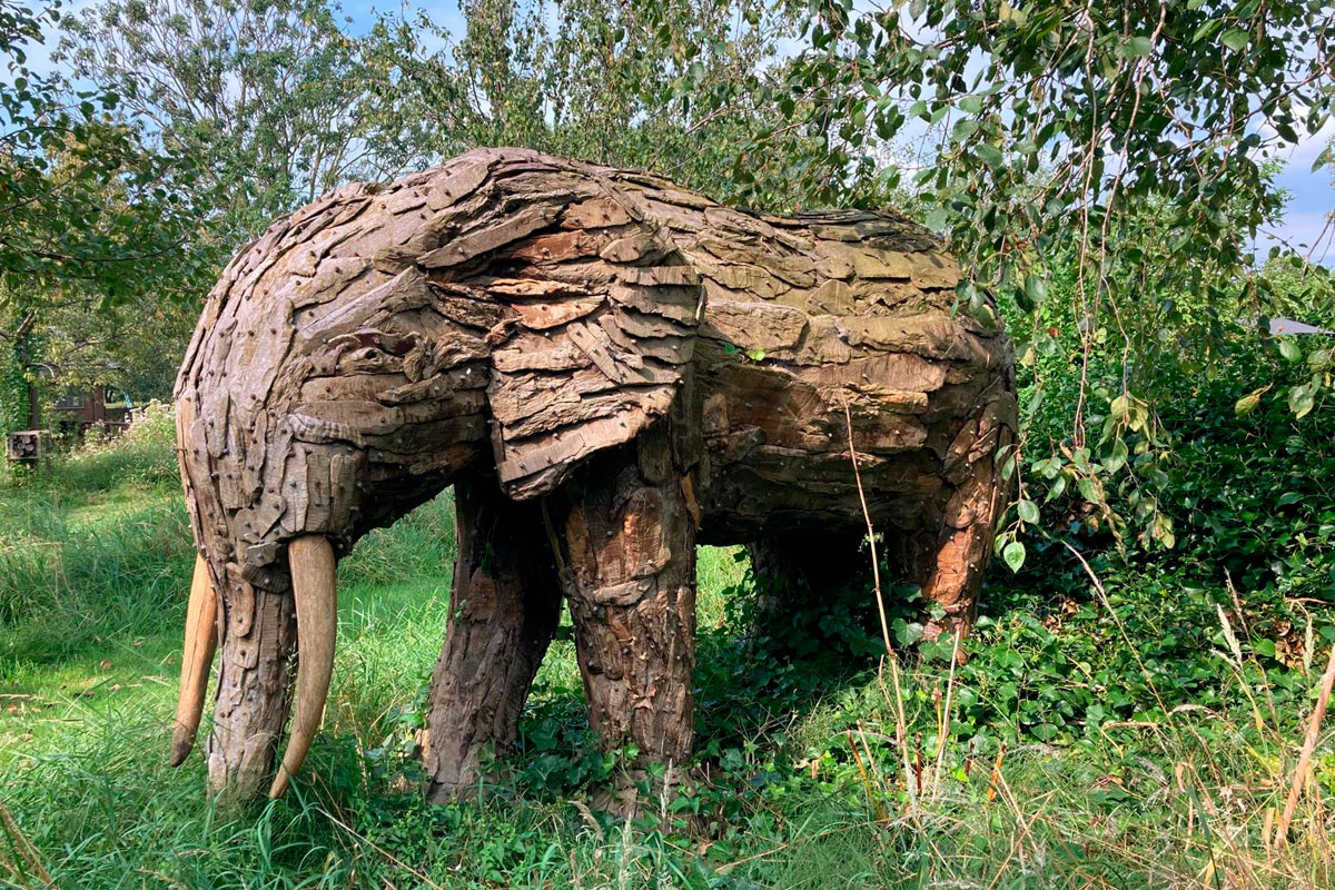 Kunstig gemaakte olifant